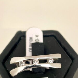 Bague or gris 750/000
